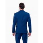 Pánsky oblek, 100% vlna, modrý