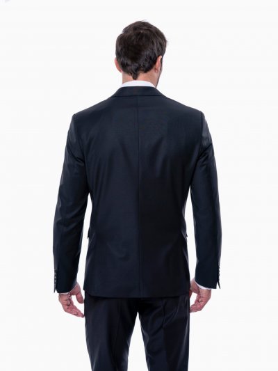 Pánsky oblek, 88% vlna, čierny