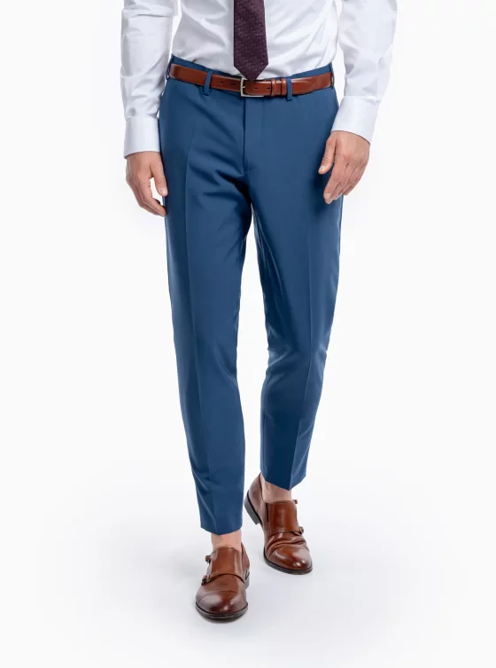 Pánské kalhoty, středně modré