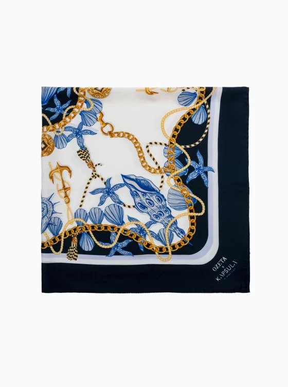 Dámský hedvábný šátek ARUBA - Limitovaná edice KAPSULA by Mirka Dobiš