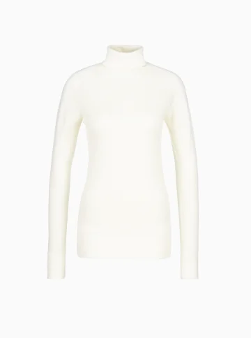 Dámsky vlnený rolák off-white