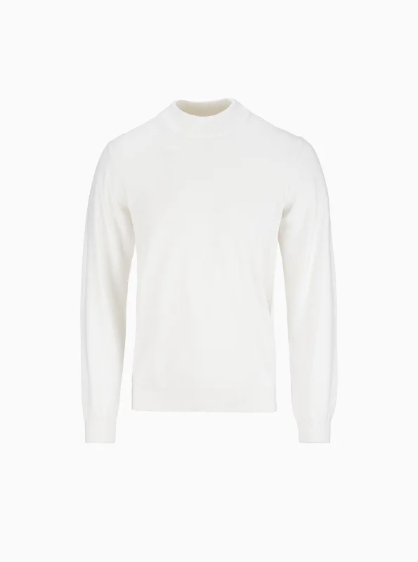 Pánský polorolák v barvě off-white