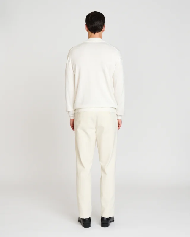 Pánský polorolák v barvě off-white